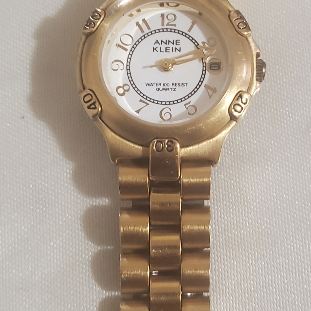 Anne Klein Elegant Gold-Tone Watch